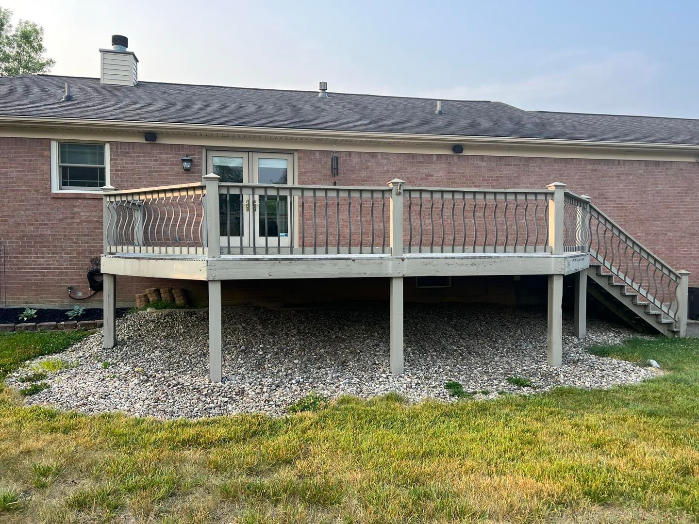 wooden deck installation in louisville, ky