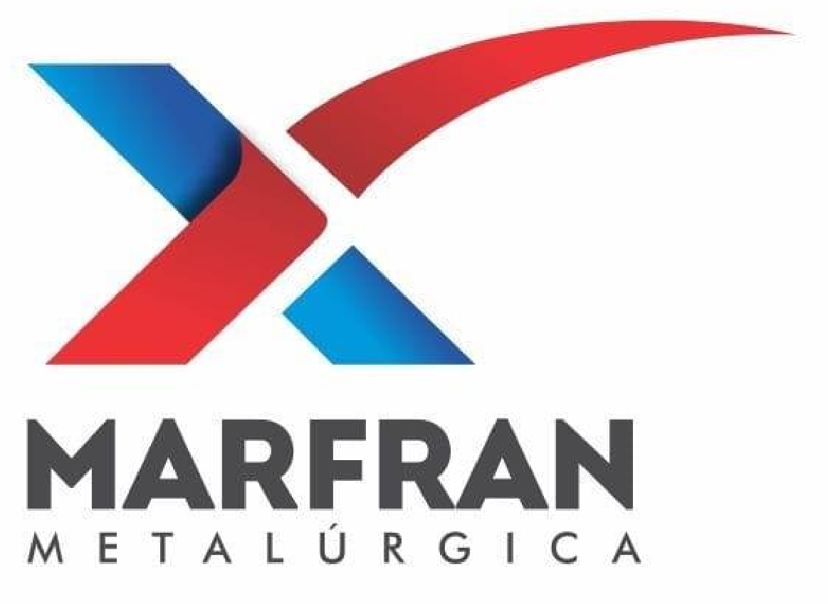 Logotipo para Mar Fran Repuestos: Cintas entrelazadas de color rojo y azul