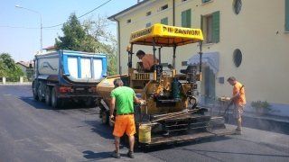 posa di asfalto