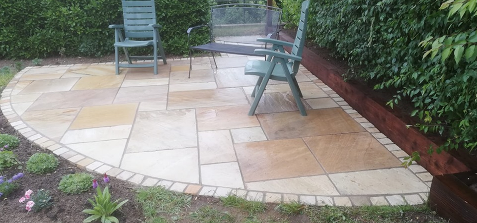 patio laying