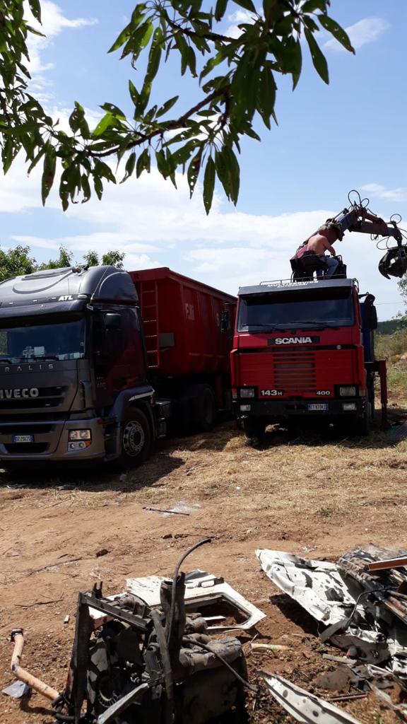Macchinario per lavorazione rottami