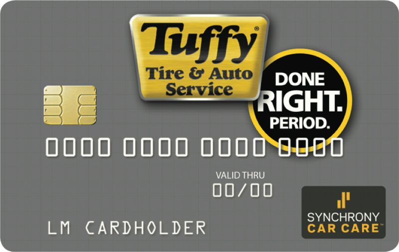 TUFFY CREDIT CARD | Tuffy Tire & Auto Service