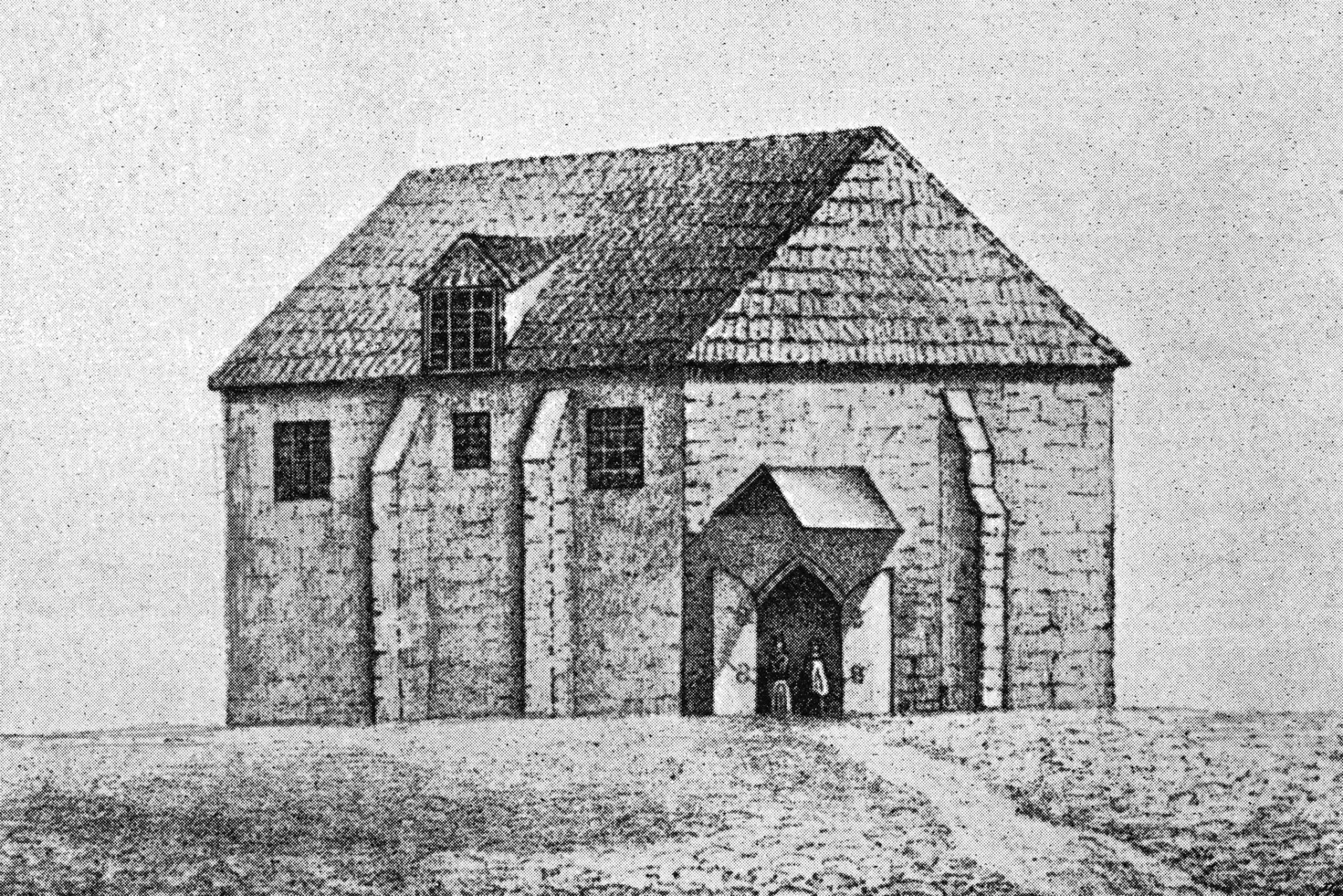 A medieval synagogue in Erfurt, Germany, near where ancient Ashkenazi remains were buried.