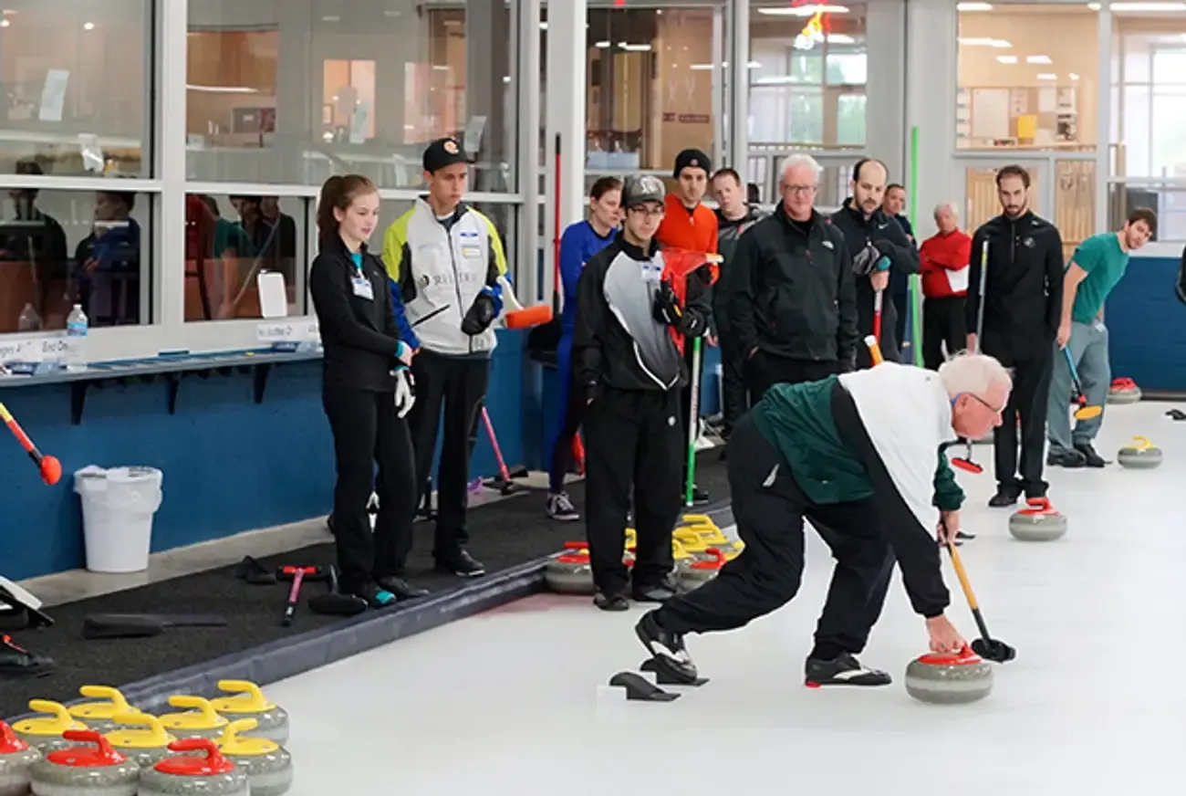 The Israel Curling Federation’s first national team training camp in Blaine, Minnesota.