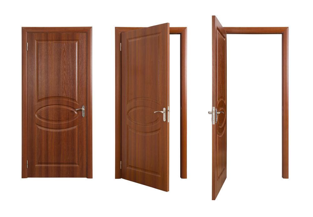 Three Brown Door Sample