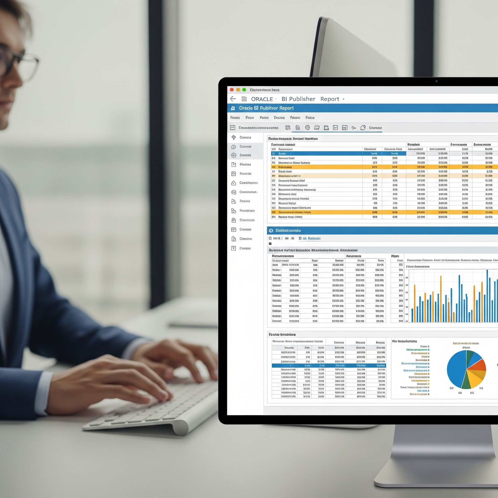 Extracting data using BI Publisher Reports