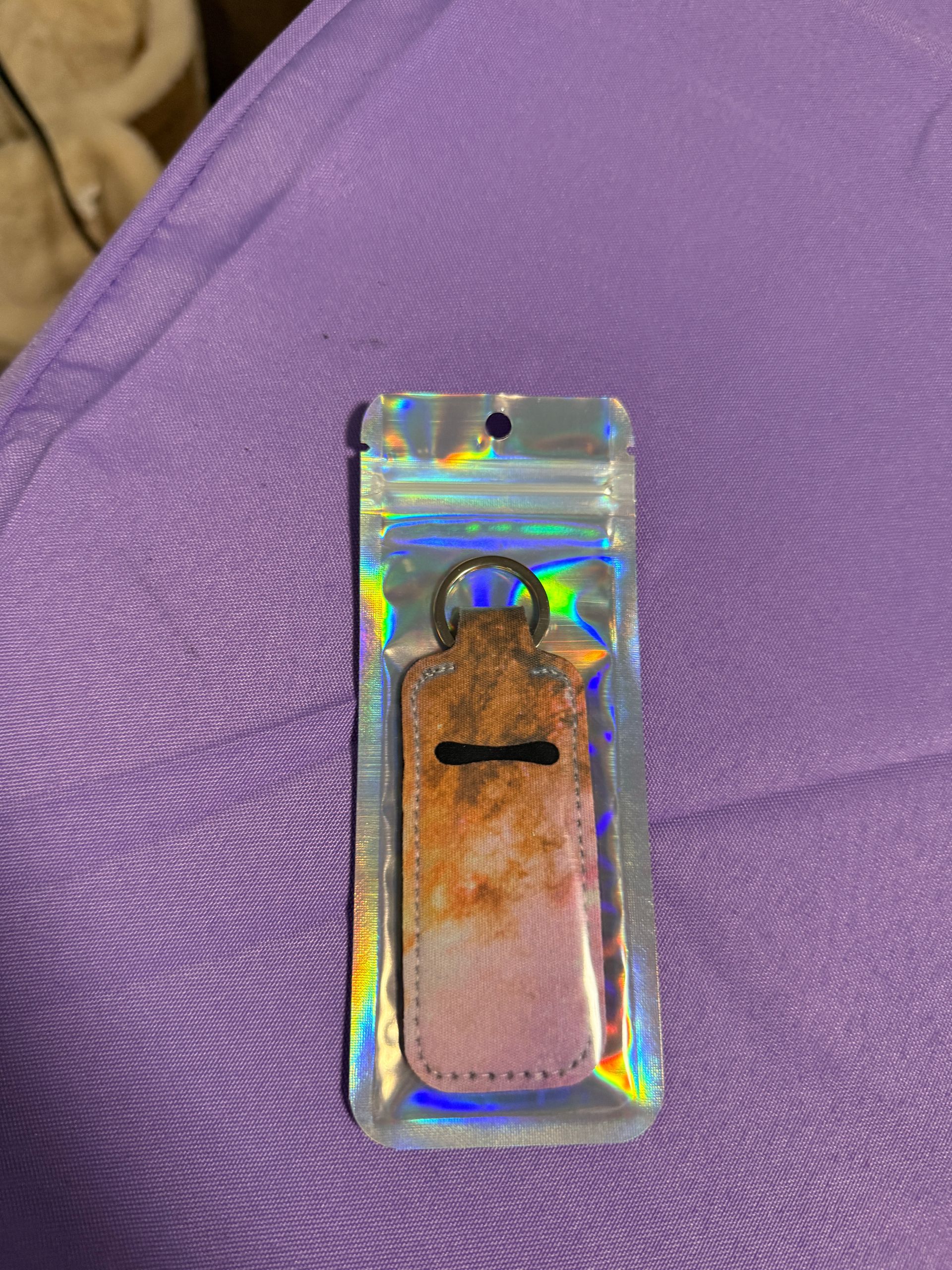 Brown & pink chopsticks holders with two chopsticks