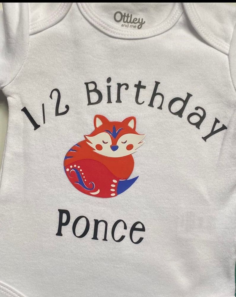 Ponce 1/2 bday Onesie