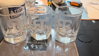 Initials Shoot Glass sets of Three