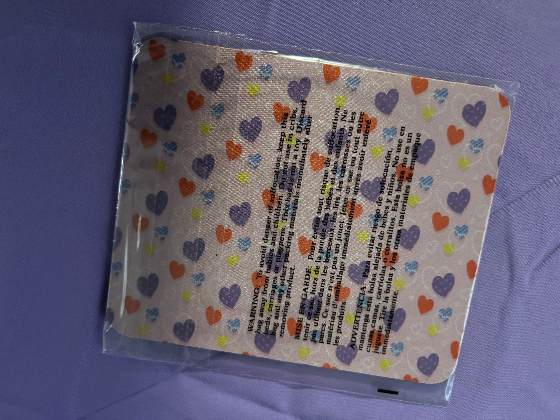 Small Blue Red & yellow mouse pad