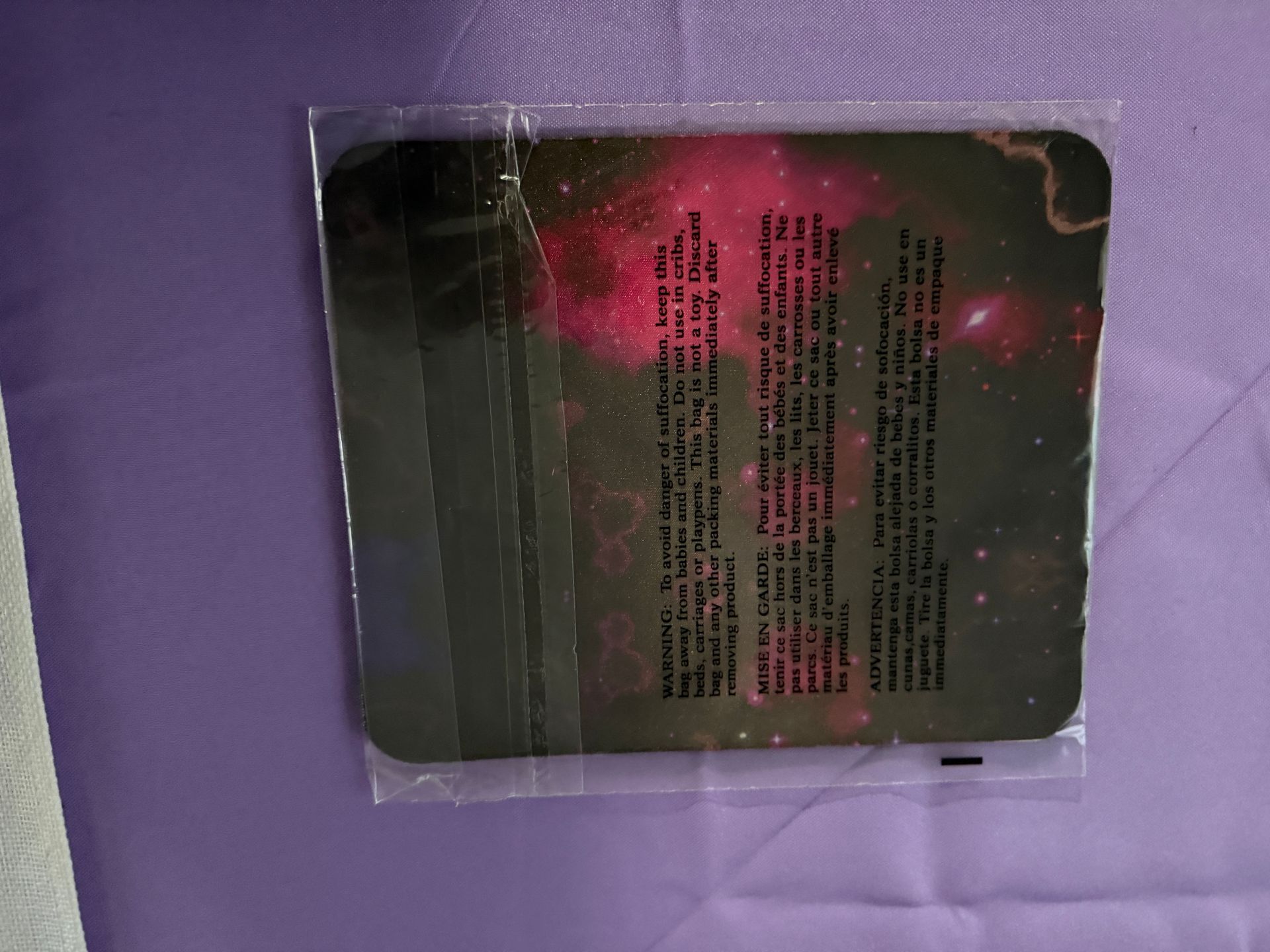 Small red & green mouse pad