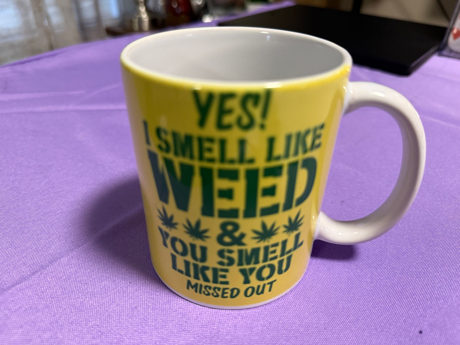 Yes! i smell like weed & you small like you missed out