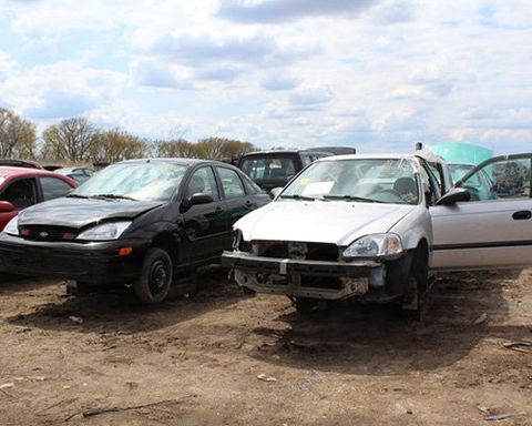 Set Of U-Pull Cars — Ellendale, MN — Misgen Auto Parts