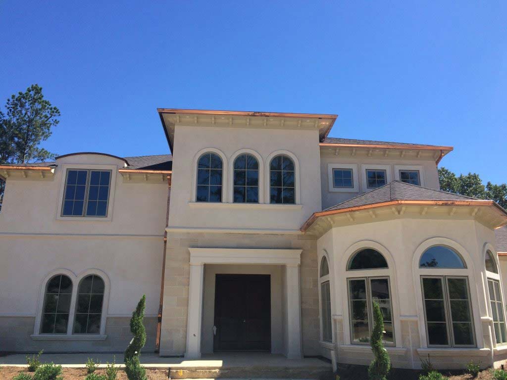 Seamless Aluminum — Large House Front View in Madison, MS