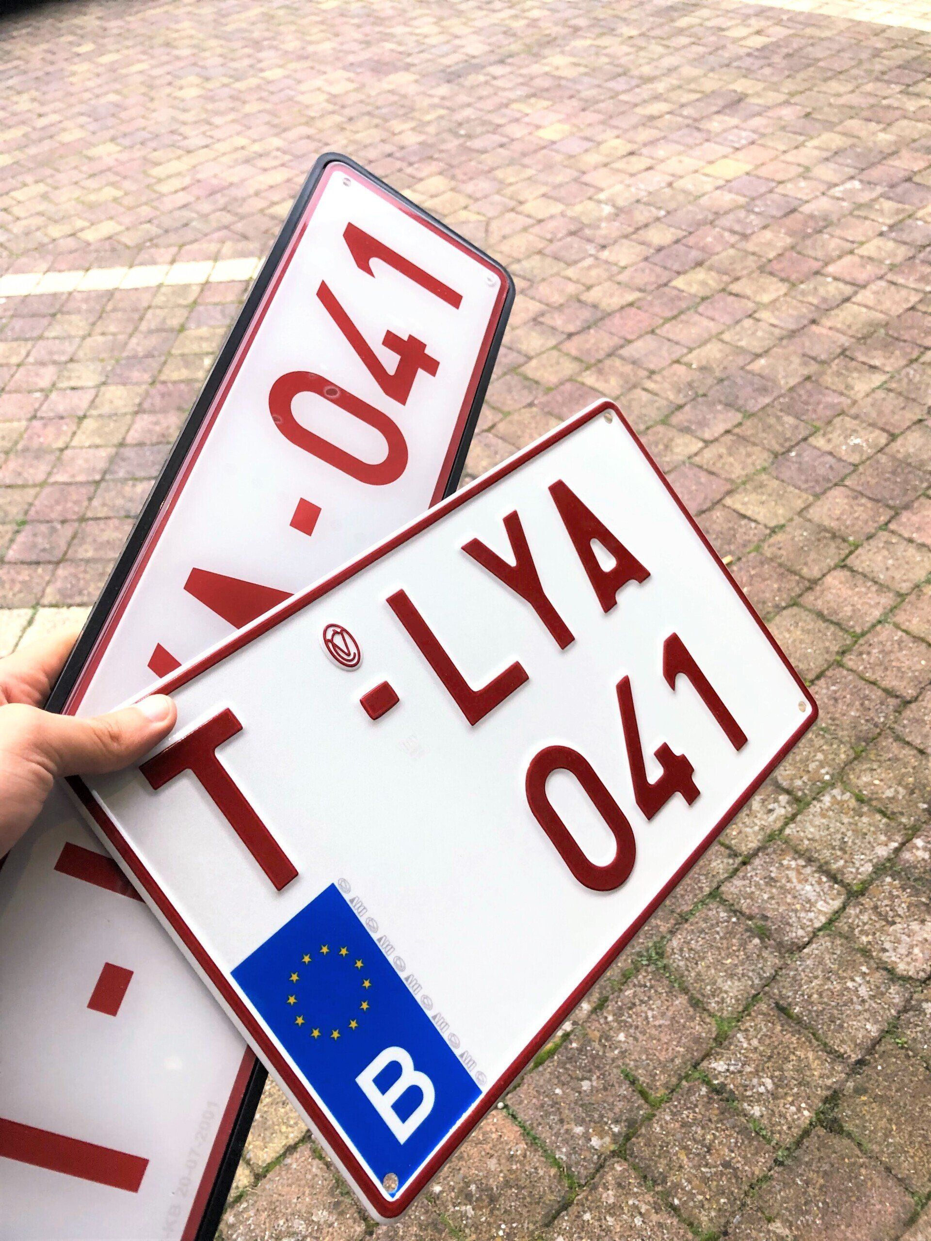 Volkswagen Samba Nummerplaat