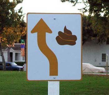 humourus traffic sign