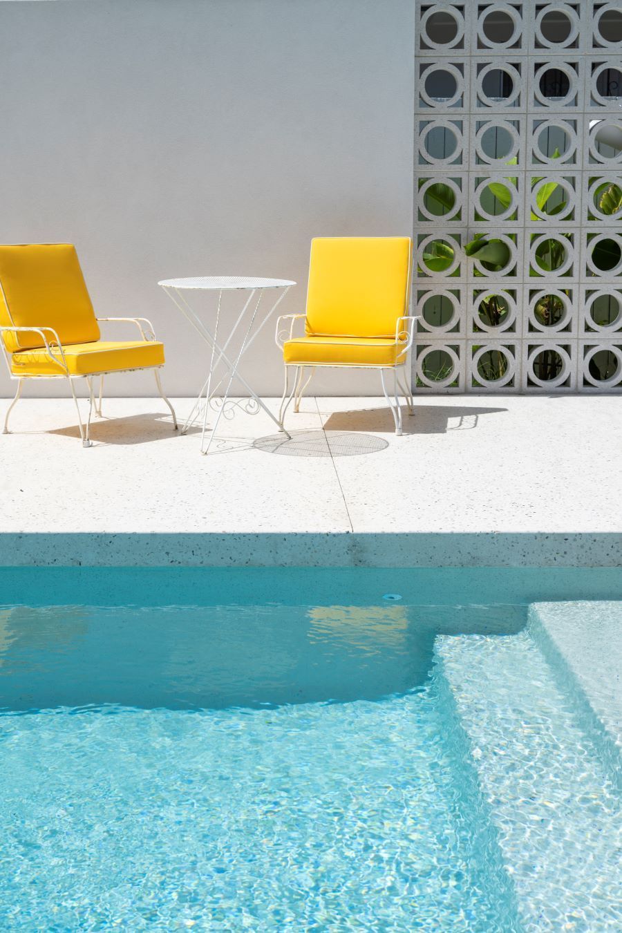 A Large Swimming Pool in the Backyard of a House — Beith Building & Developments Pty Ltd In Burleigh Heads, QLD