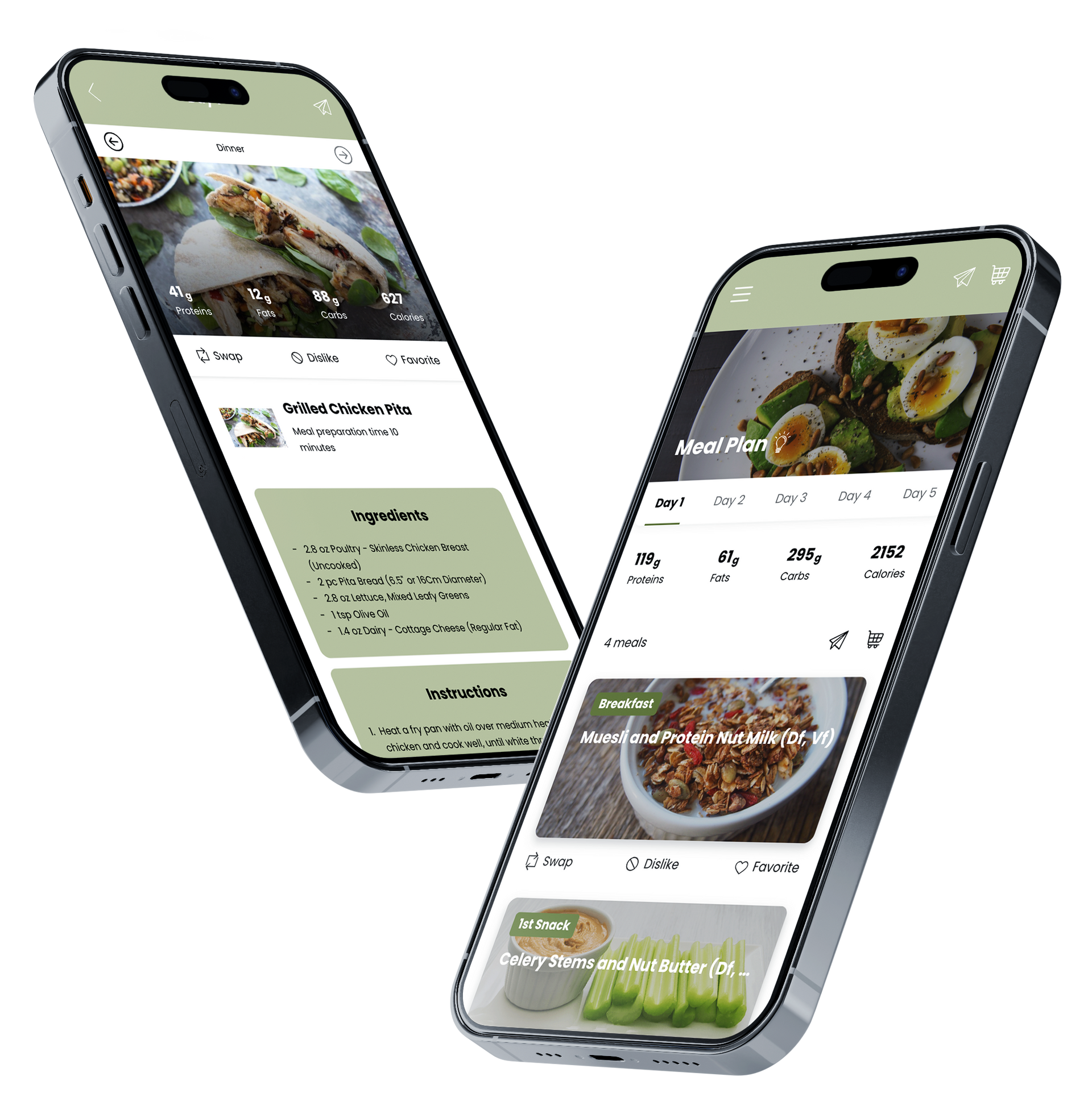 Two phones with app images to go here on them.
