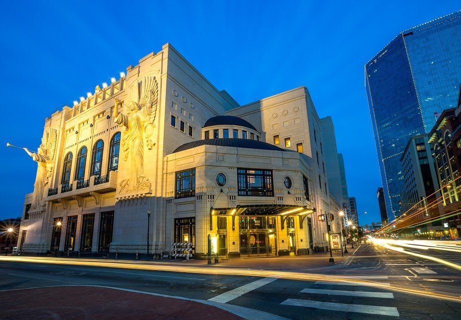 Bass Hall in downtown fort worth