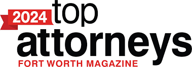 The logo for 2024 top attorneys fort worth magazine