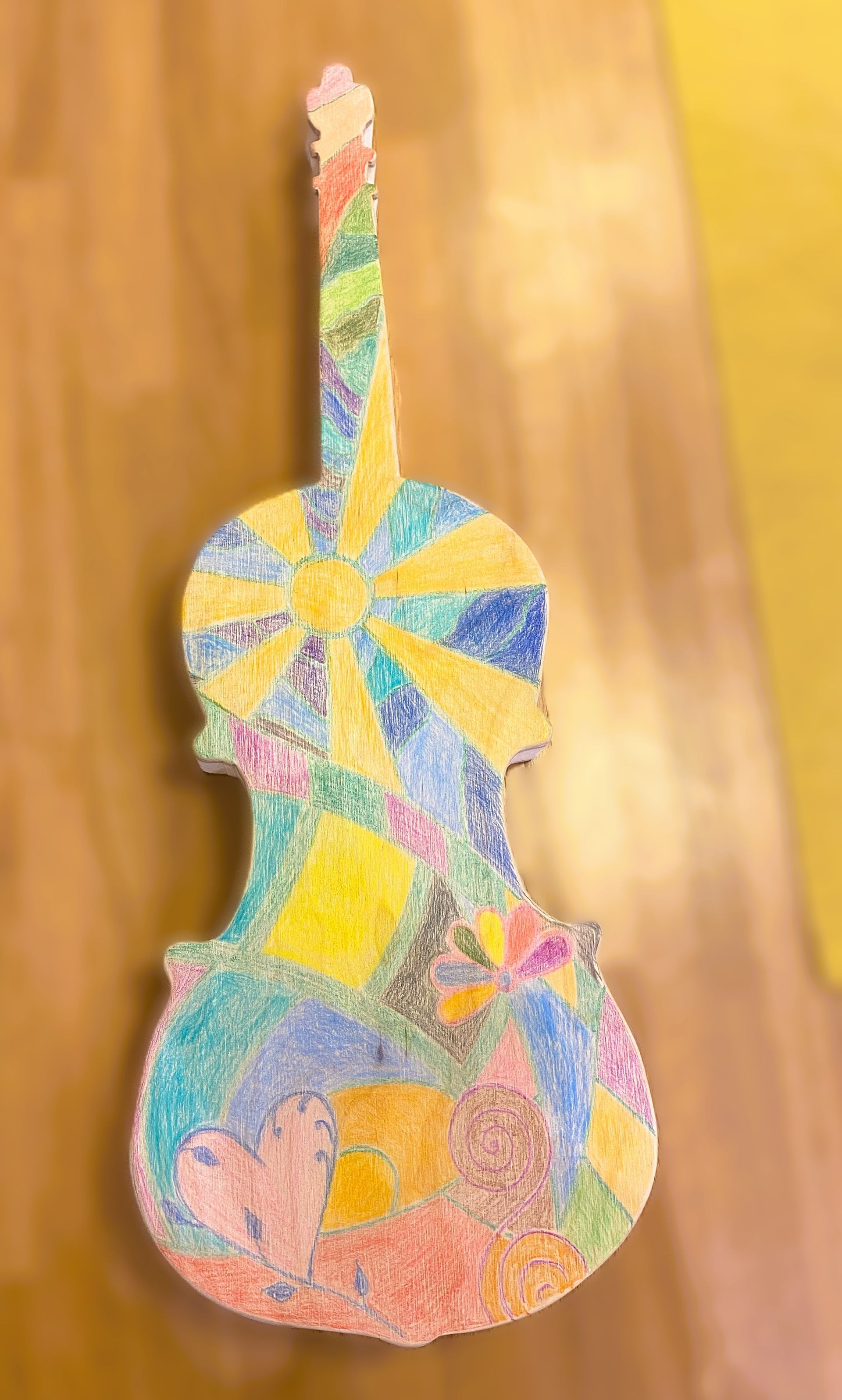 wooden-handmade-mock-violin-medinis-netikras-smuikas-pradedantiems-mokytis-vaikams