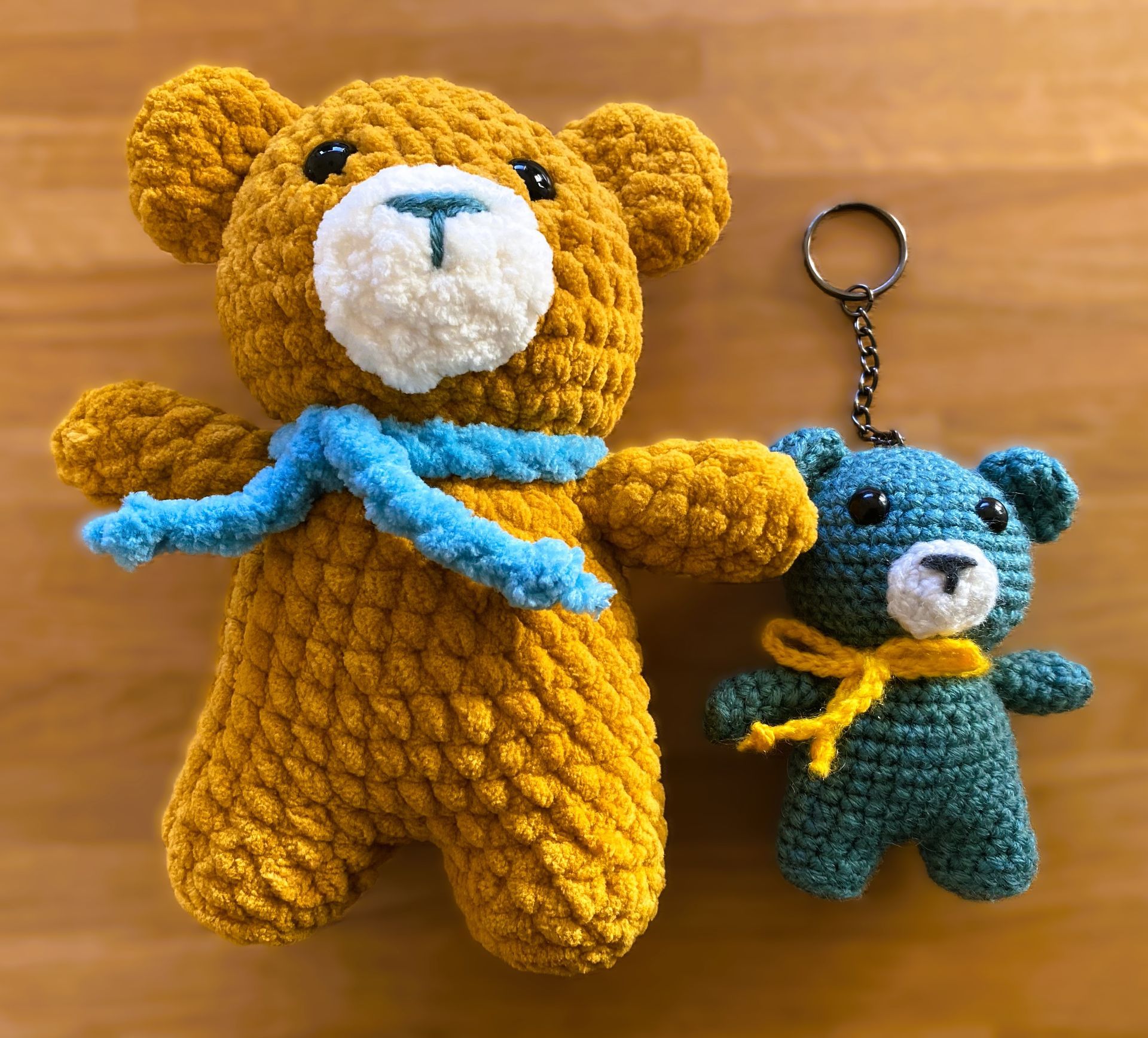 crochet-bear-keychain
