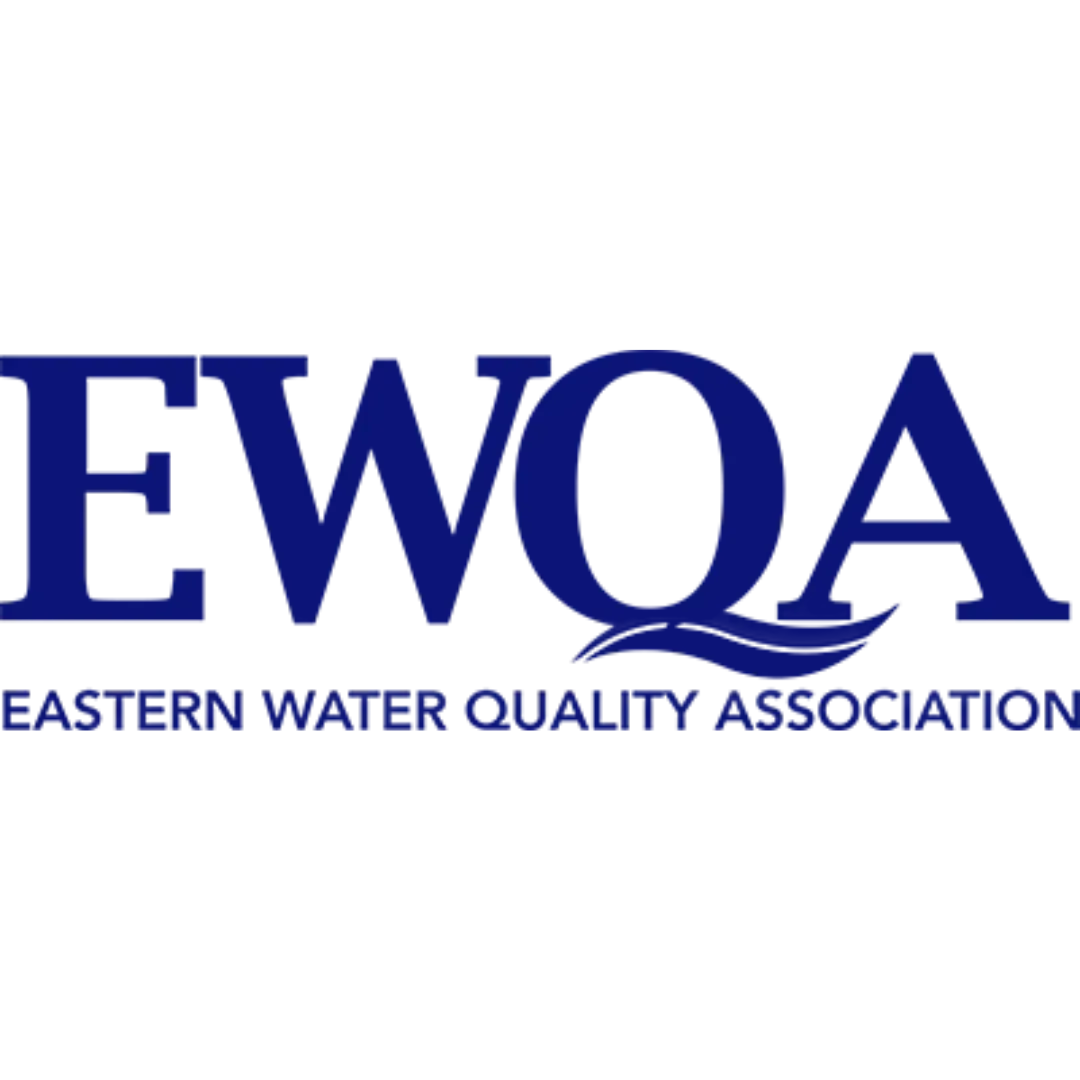 The logo for the eastern water quality association