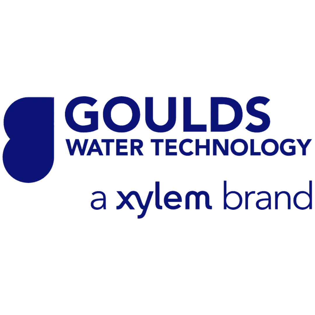 The logo for goulds water technology is a xylem brand