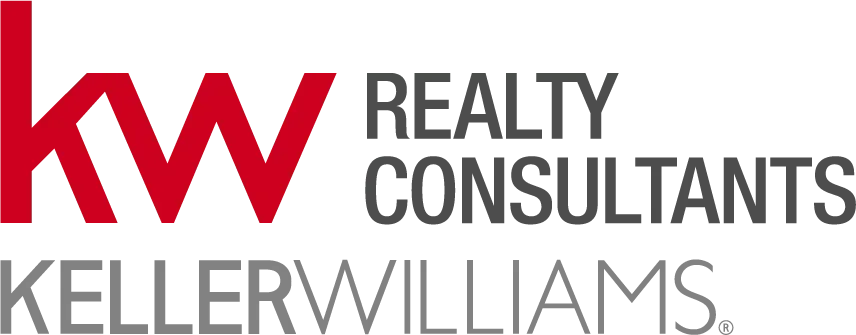 The logo for kw realty consultants keller williams.