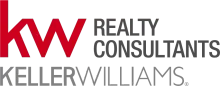 The logo for kw realty consultants keller williams.