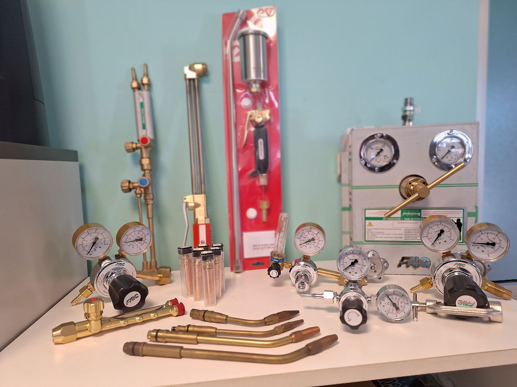 Riduttori e materiale fiamma