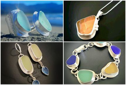 Sea Glass Jewelry, Seaglass Jewelry, Beach Glass, West Coast Sea Glass, Pacific Sea Glass, Where to Find Sea Glass