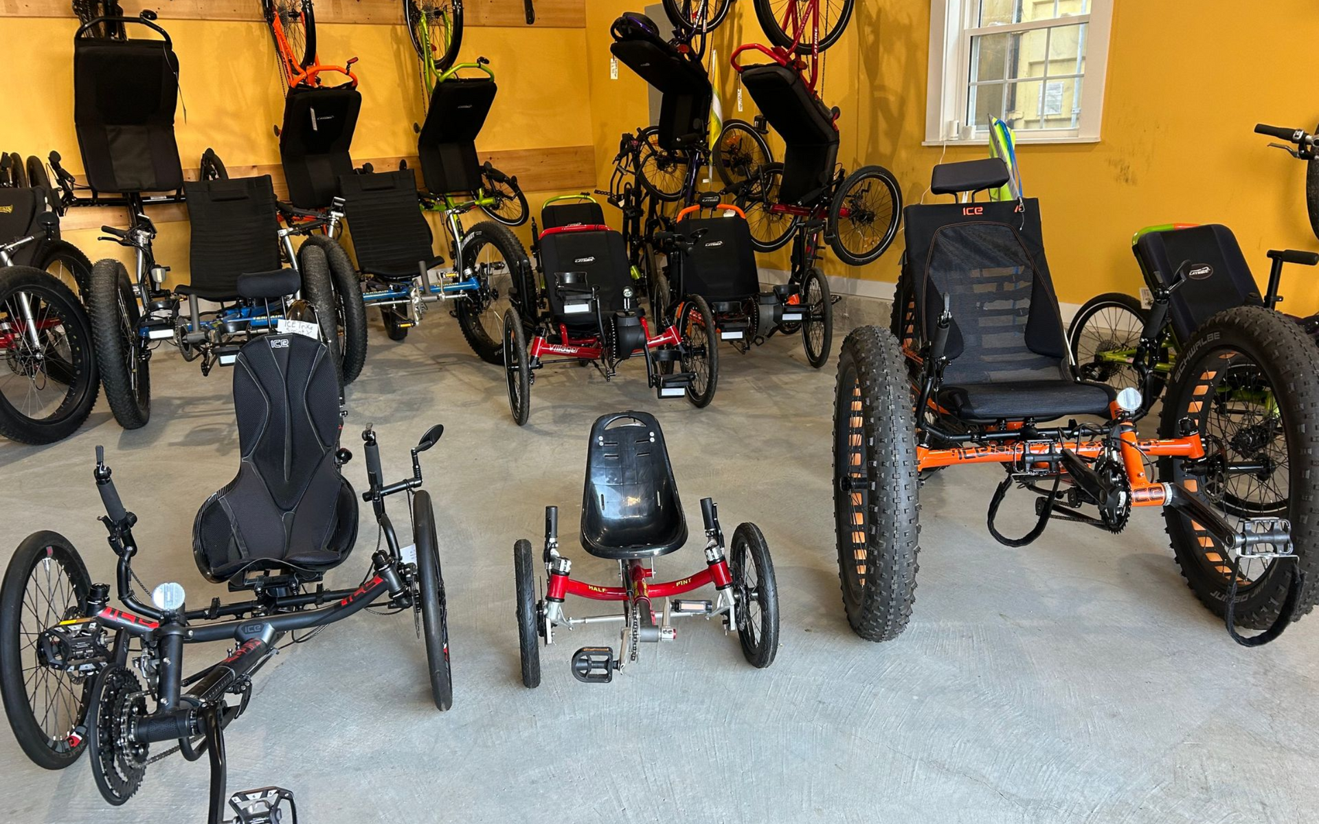 ICE Trikes Full Fat, Ice Trikes Sprint X, Trident Trikes 1/2 Pint, end of season sale, recumbent trike