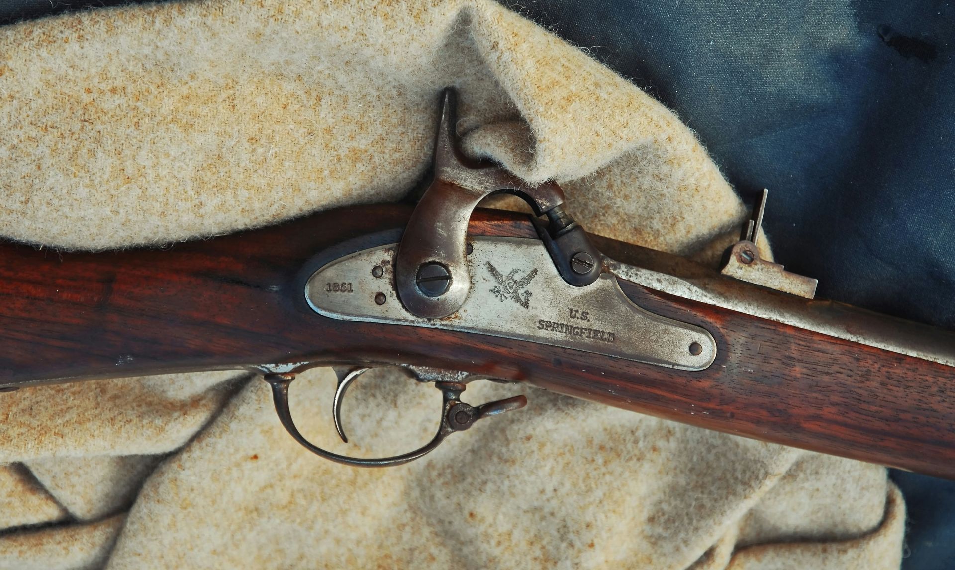 percussion action rifle