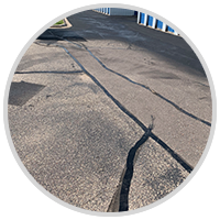 asphalt crack repair, crack filling, best asphalt maintenance services near me, twin cities metro mn, a+ sealcoating