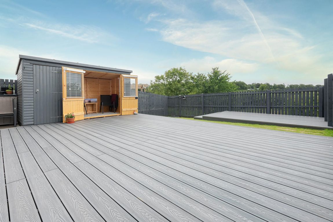 Wooden Deck and Shed