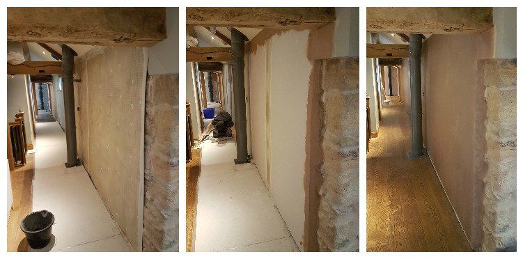Lateral penetrating damp