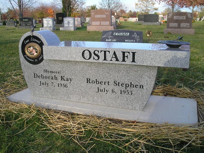 A grave  in a cemetery