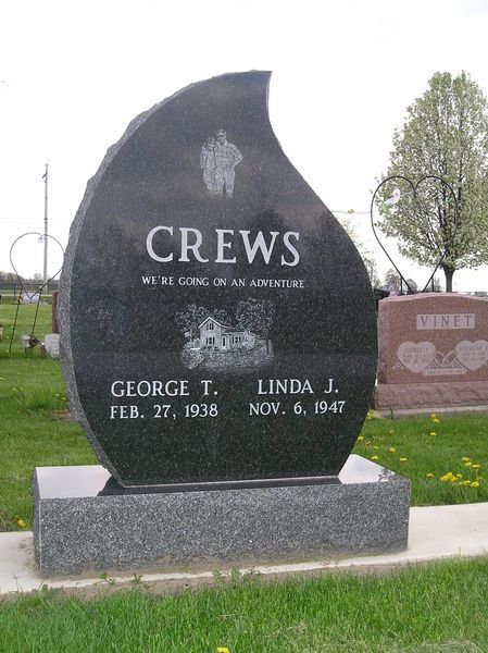 A gravestone  in a cemetery