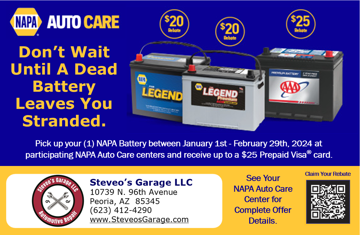 Get $75 Back at Steveo's Garage LLC - Peoria Auto Repair