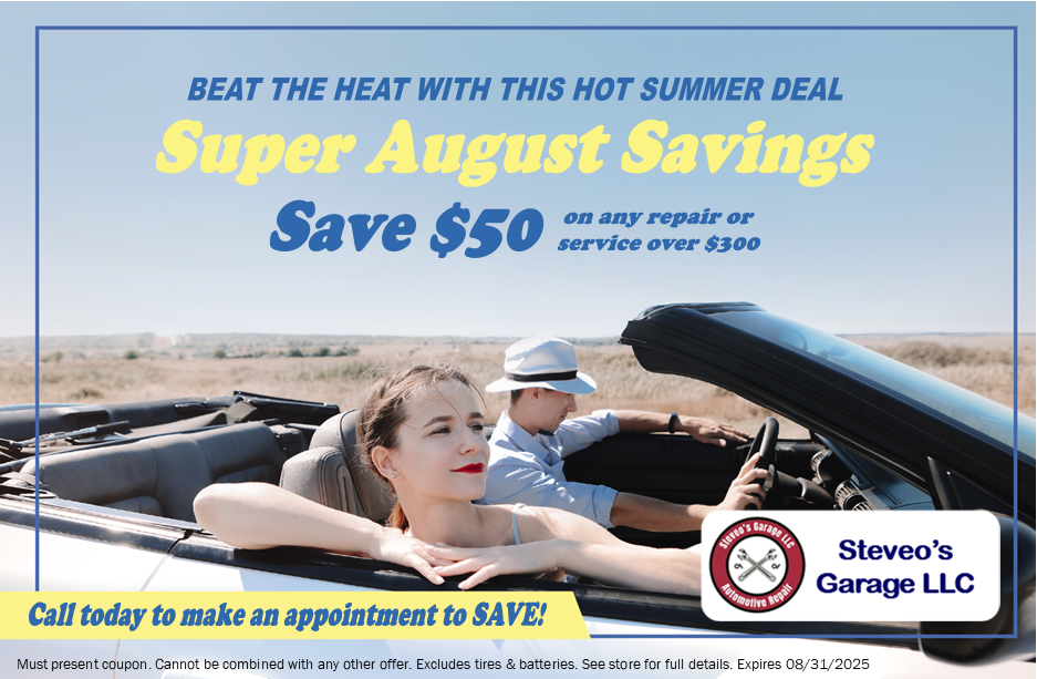 Free Oil Change & Filter Coupon - Steve's Garage LLC