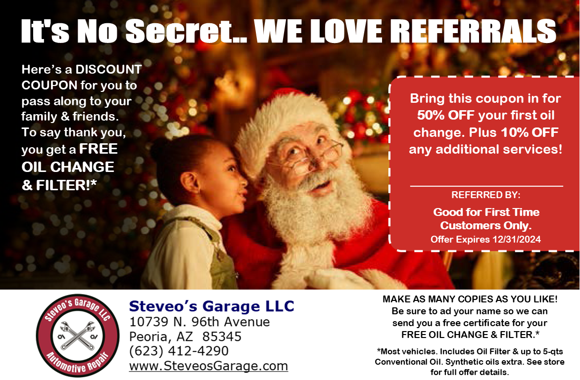 Repair & Service Coupon at Steveo's Garage LLC - Peoria Auto Repair