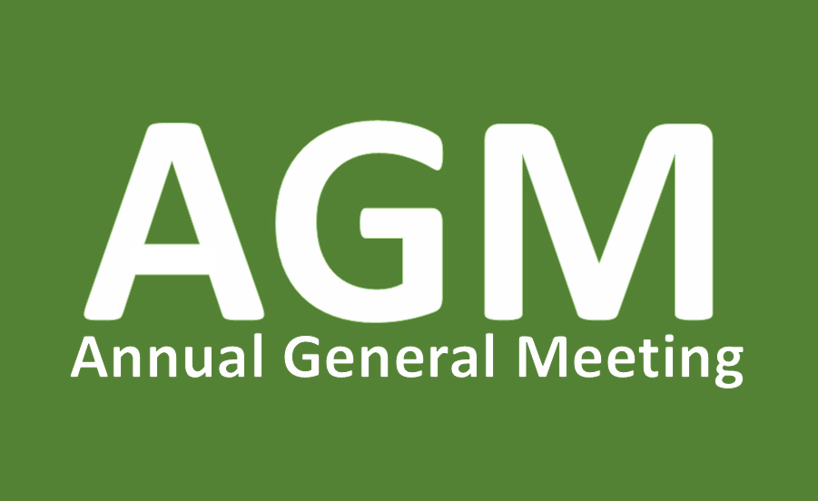 photo showing letters AGM and words Annual General Meeting