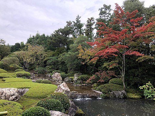 Photo of  Garden of a temple at Myoshinji, Kyoto, Japan