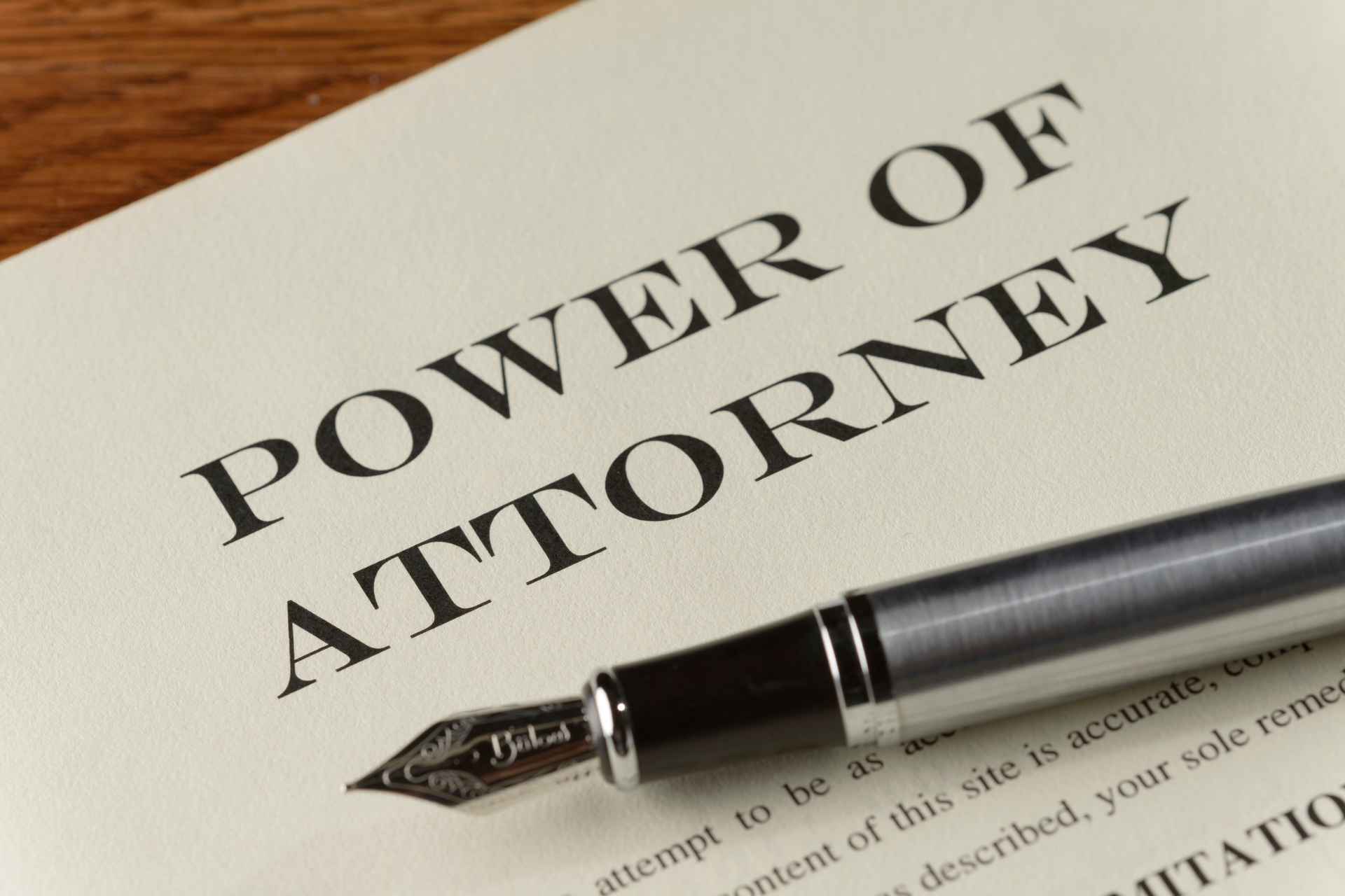 Power Of Attorney, POA, Estate Planning, Elder Law