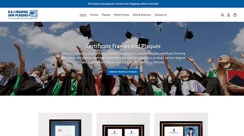 R&J Framing and Plaques - Online Store R&J Framing and Plaques - Online Store