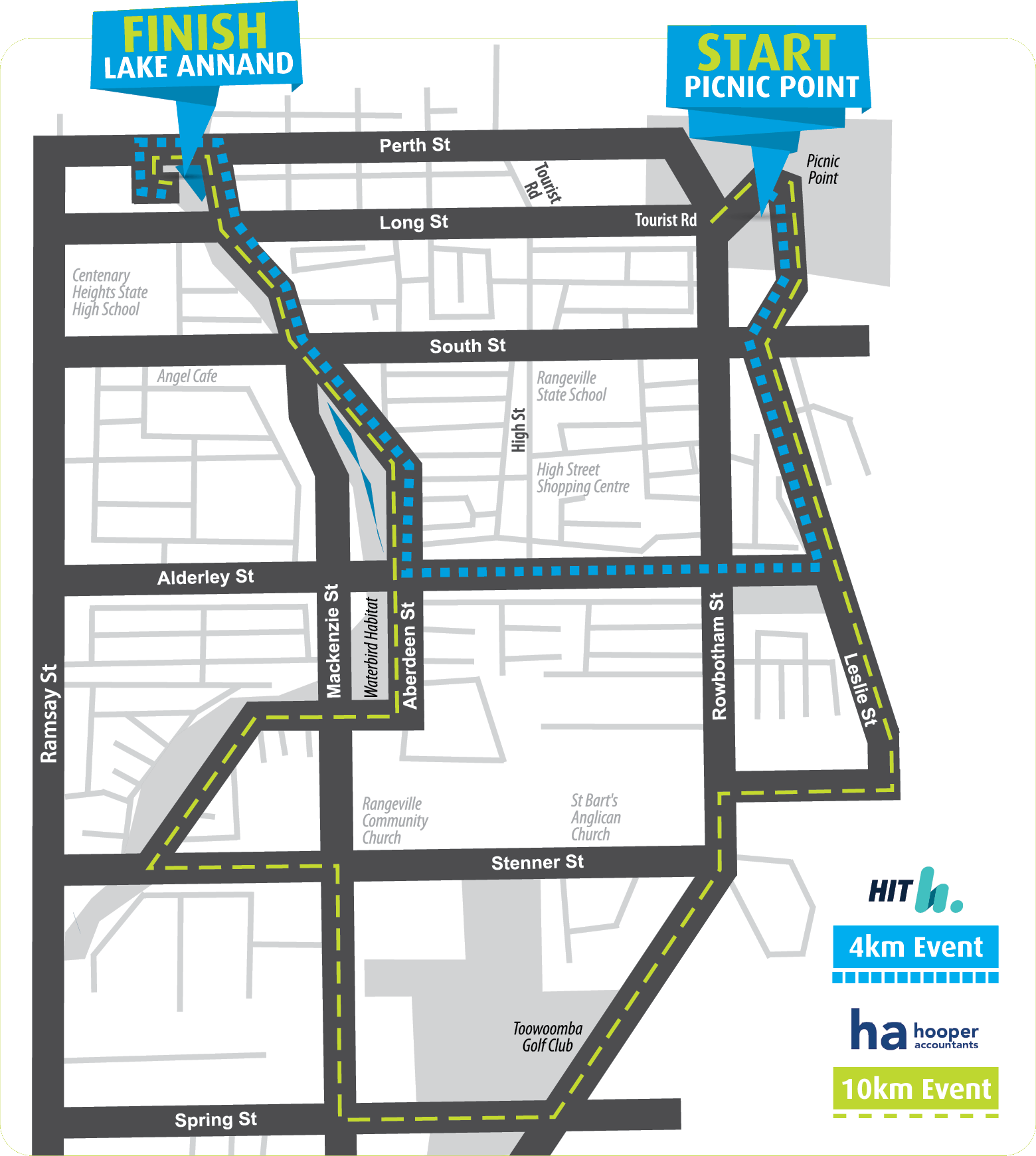 Peak2Park Course Map