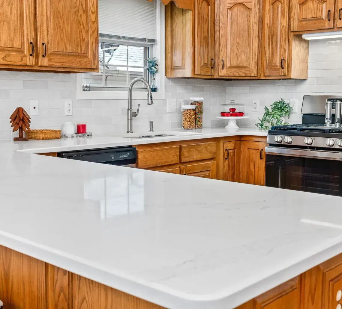 Granite and Quartz Countertops project by Crossville Kitchens and Bath