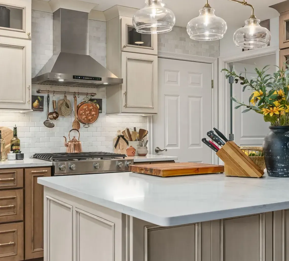 Professional in-home design consultation at Fox Hollow residence