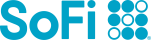 The cyan SoFi logo featuring the text 